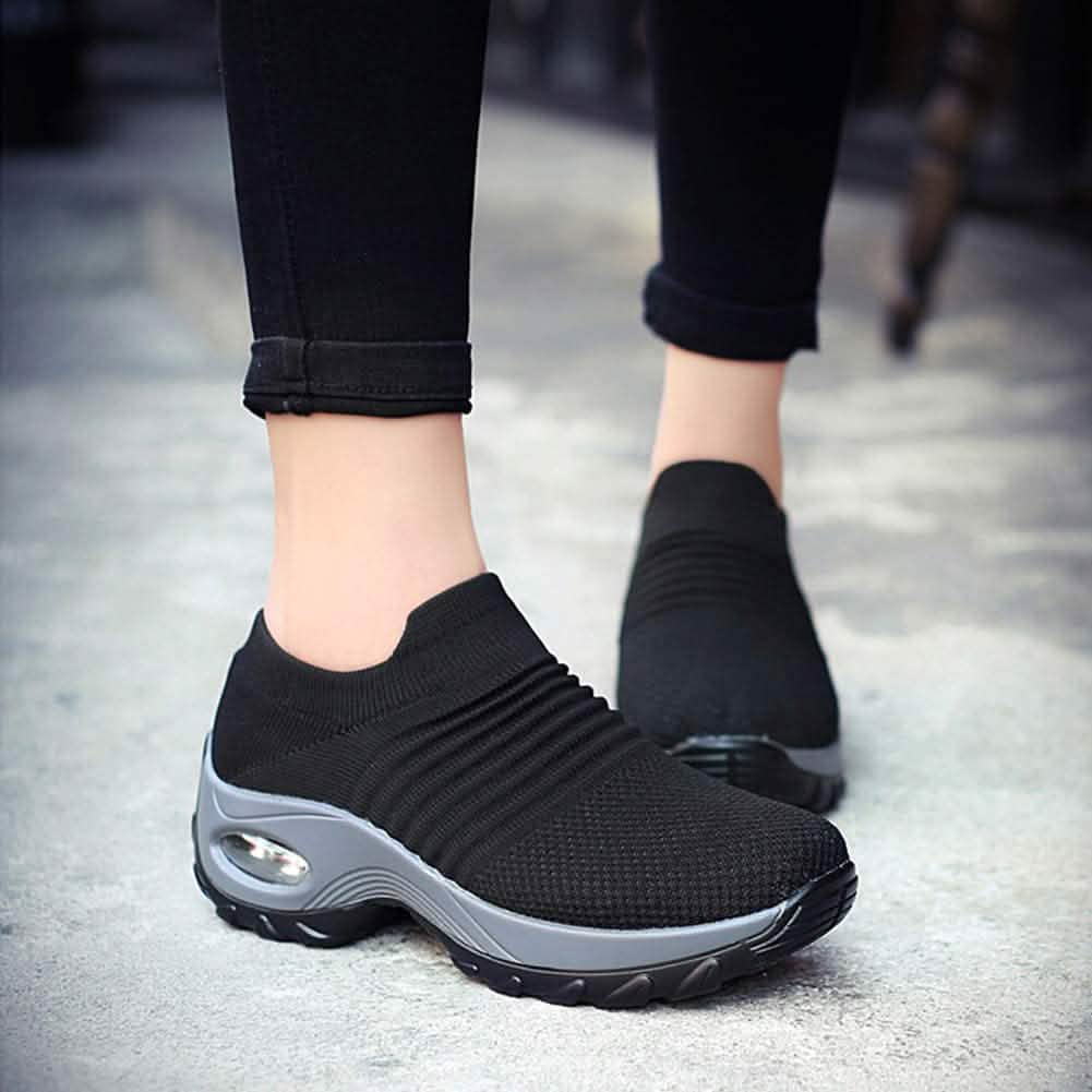 Women's Walking Shoes Sock Sneakers