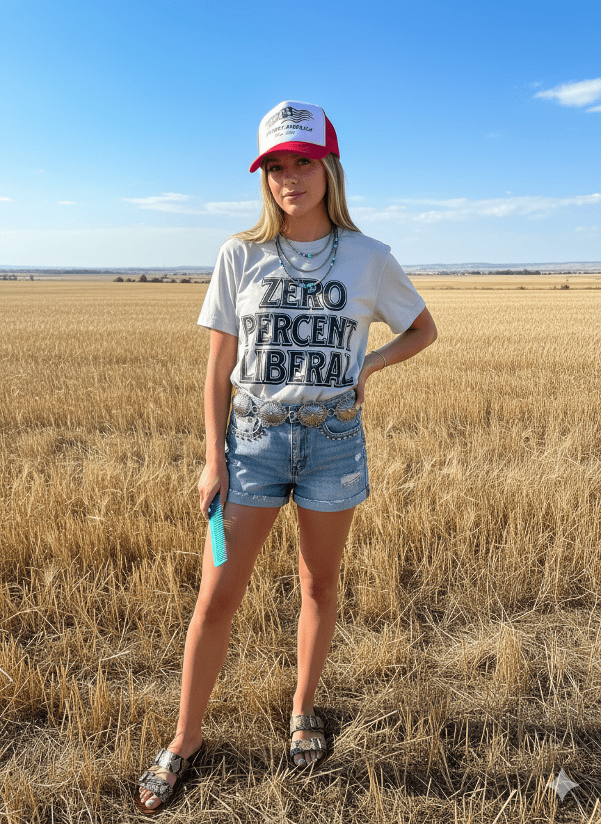 Zero Percent Liberal Graphic Tee